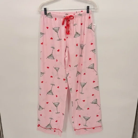 ๐ PJ Salvage Pink Martini Print Pajama Set. L. NWT!!๐ฅ - Picture 5 of 12